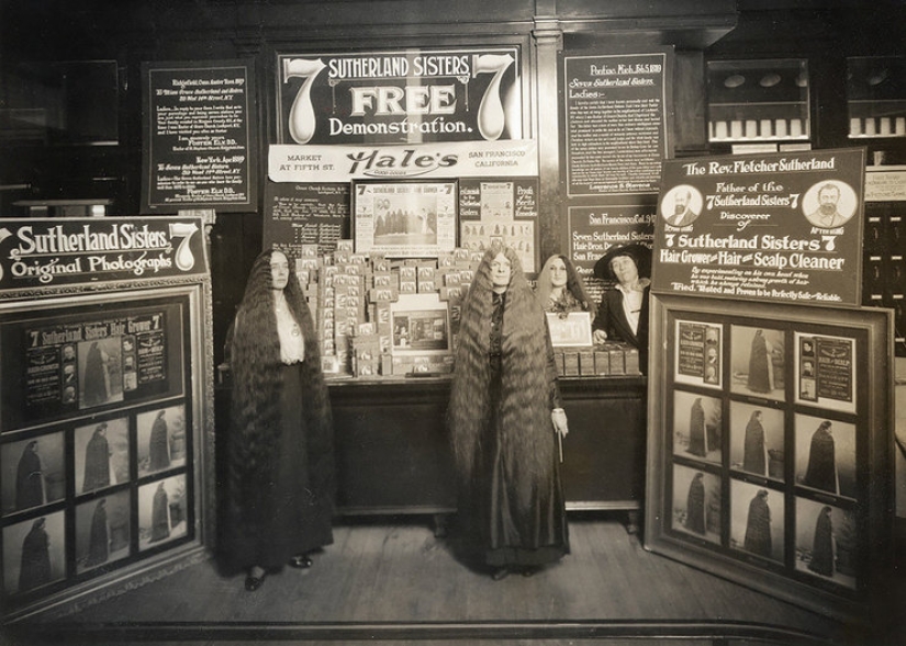 The tragic story of American Rapunzel: how the fate of the Sutherland sisters turned out