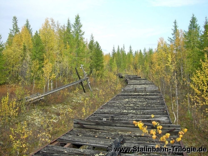The trailer will not move, there are no platforms left: Stalin's road of death in the Arctic The trailer will not move, there are no platforms left: Stalin's road of death in the Arctic