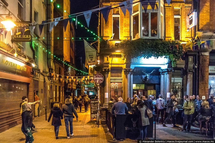 The vices of Dublin at night: a drunken Halloween in church and homeless people in ties