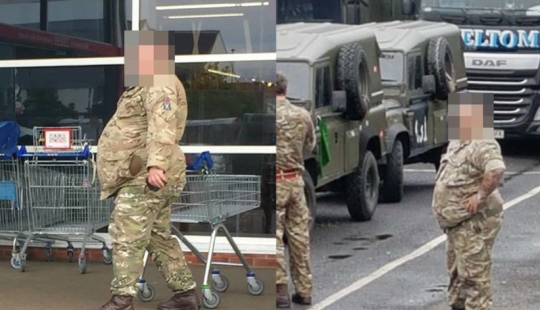 "The wider our muzzles, the tighter our ranks": British military are obese