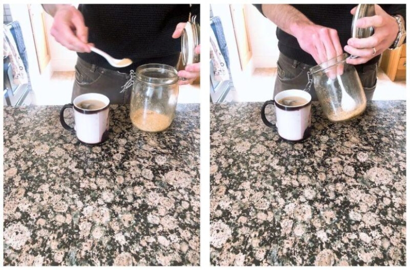 The woman ceased to do and this is what came of it