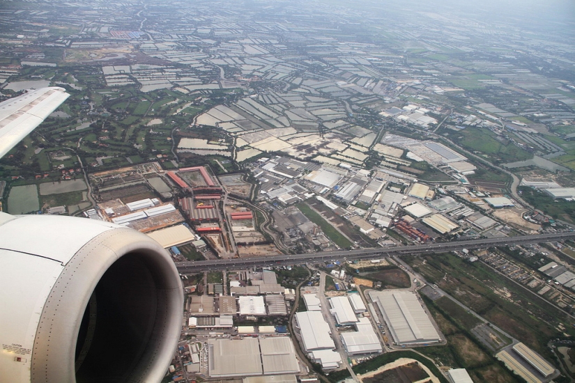 The world from the porthole