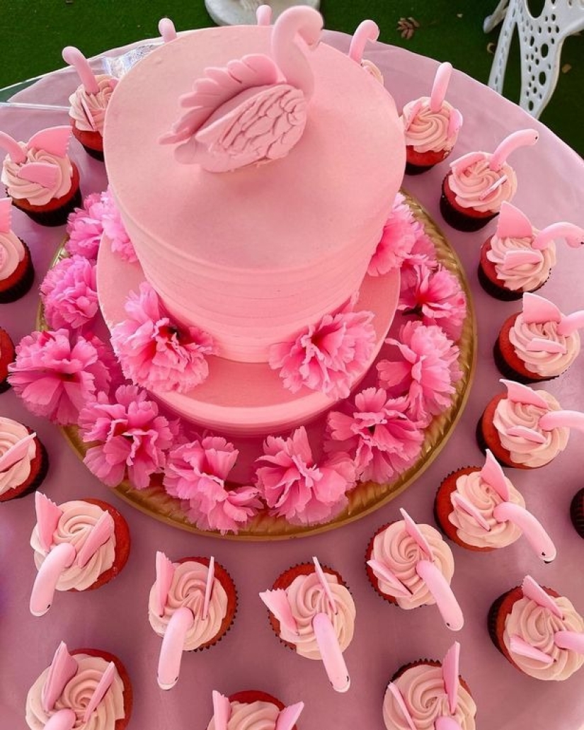 The world in pink tones: an American woman married her favorite pink color