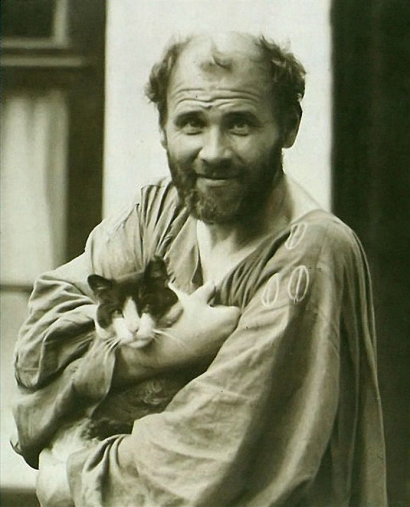 There is a cat behind every great man There is a cat behind every great man