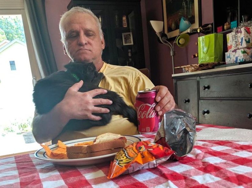 These fathers categorically did not want pets in the house, but something went wrong ... These fathers categorically did not want pets in the house, but something went wrong ...