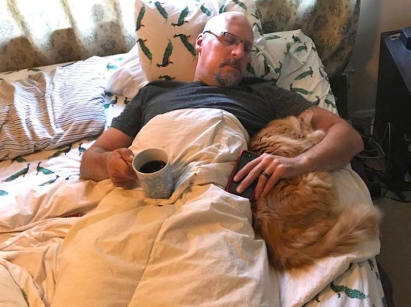 These fathers categorically did not want pets in the house, but something went wrong ... These fathers categorically did not want pets in the house, but something went wrong ...