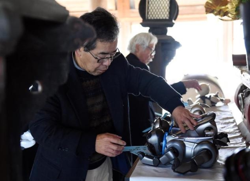 They have a soul: memorial services for robot dogs are held in Japanese temples