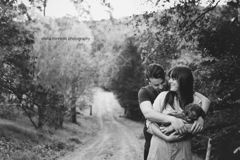 This couple got tired of being asked about children, and arranged a "newborn photo shoot" for their dog This couple got tired of being asked about children, and arranged a "newborn photo shoot" for their dog