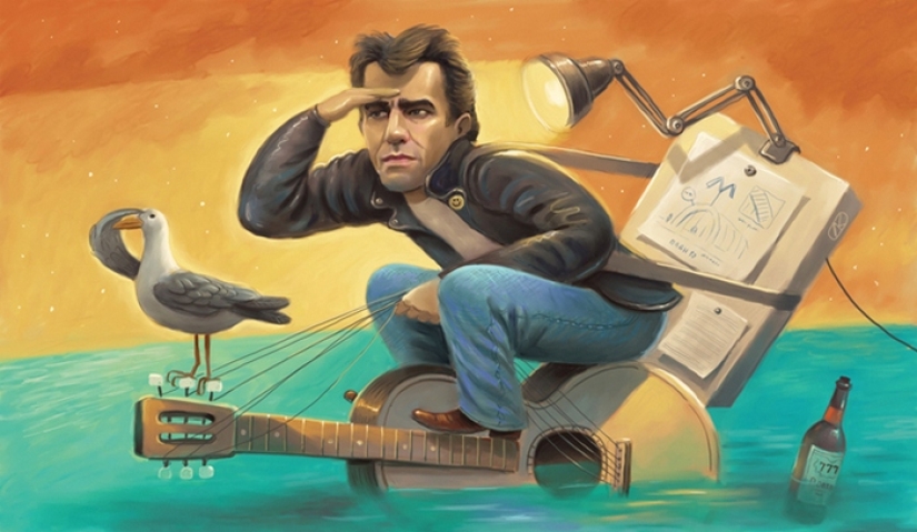 This crazy world in the ironic drawings of illustrator Dmitry Korotchenko