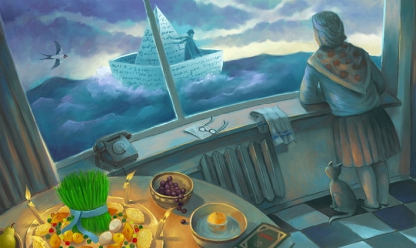 This crazy world in the ironic drawings of illustrator Dmitry Korotchenko