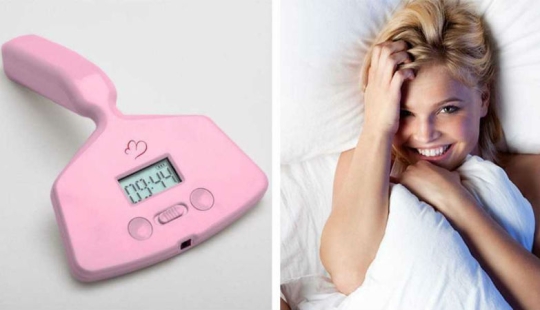 This vibrator alarm clock will make sure that a woman starts the day with an orgasm This vibrator alarm clock will make sure that a woman starts the day with an orgasm