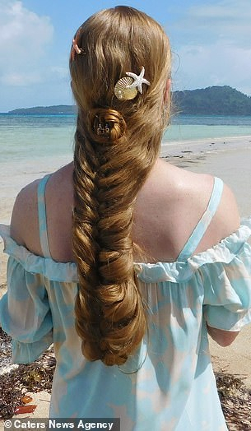 Three nuts for Rapunzel: long and luxurious hair thanks to peanut butter