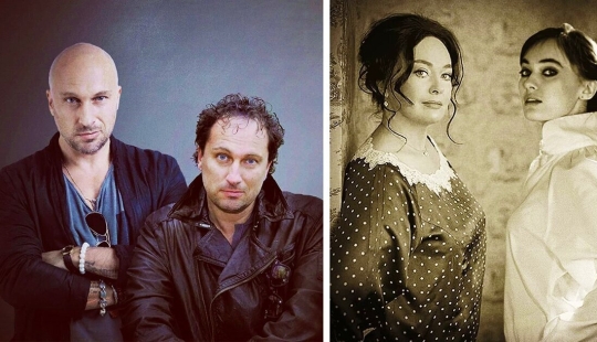 "Through Time": 30 Russian celebrities posing with young versions of themselves