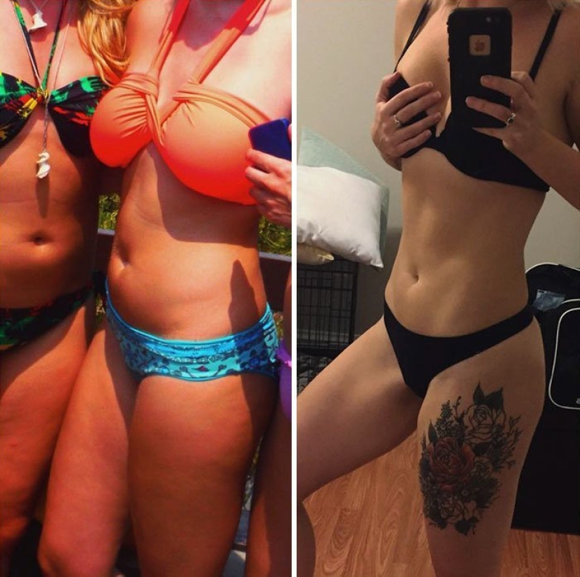 "Throw away your scales!": 20 girls who have changed a lot without losing a kilogram