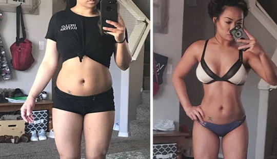 "Throw away your scales!": 20 girls who have changed a lot without losing a kilogram