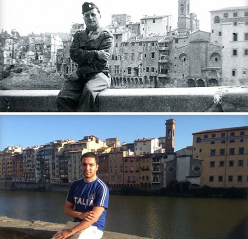 Time machine: 21 photos from the past that have been recreated in our time