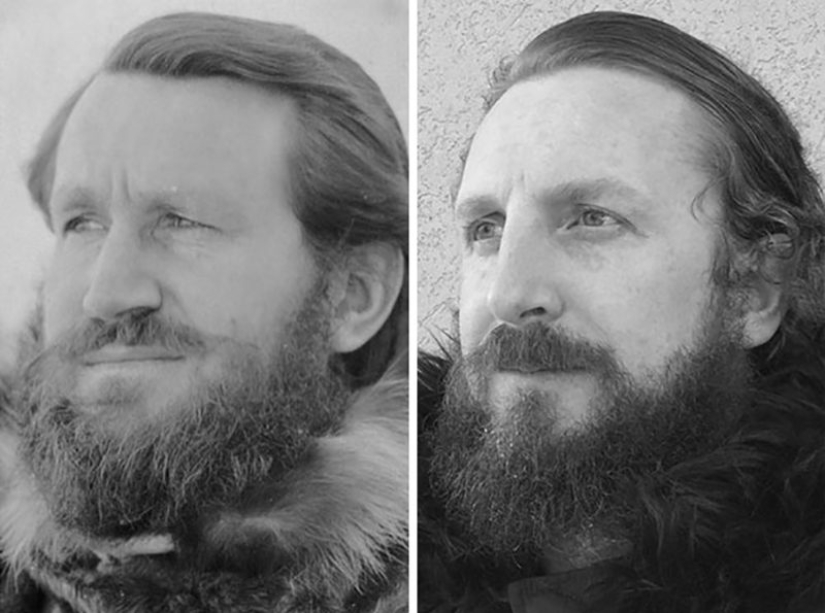 Time machine: 21 photos from the past that have been recreated in our time