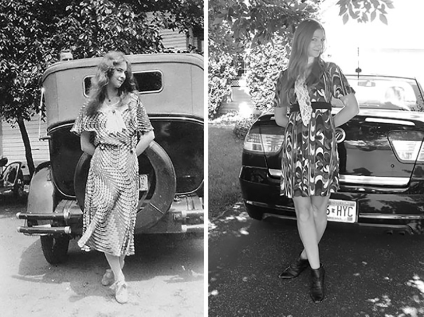 Time machine: 21 photos from the past that have been recreated in our time