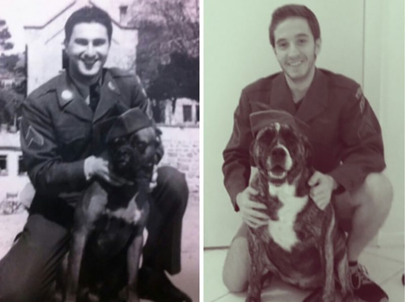 Time machine: 21 photos from the past that have been recreated in our time