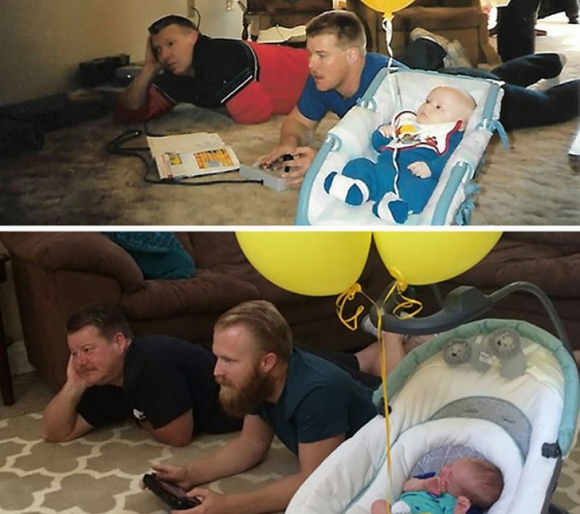 Time machine: 21 photos from the past that have been recreated in our time