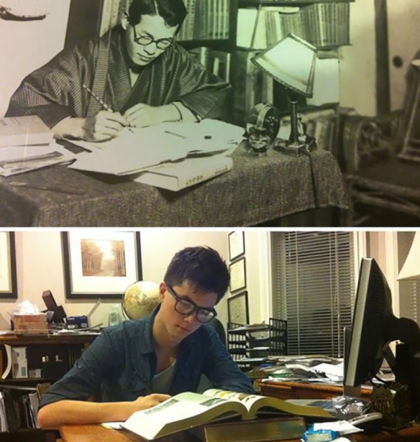 Time machine: 21 photos from the past that have been recreated in our time