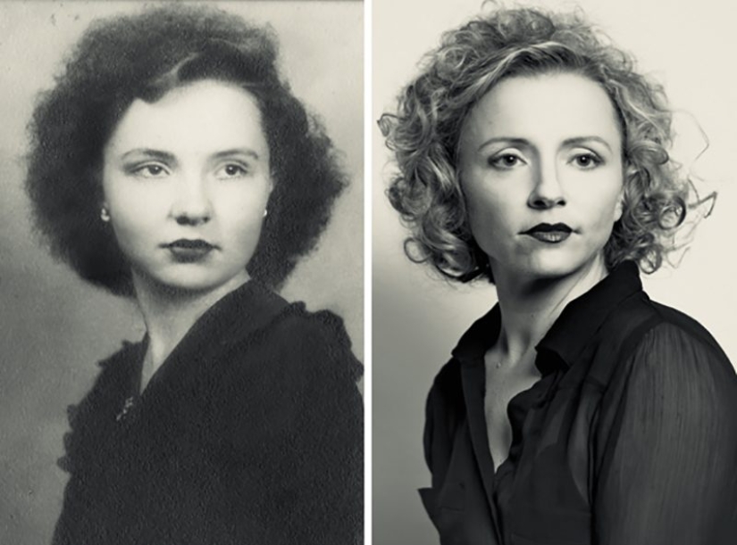 Time machine: 21 photos from the past that have been recreated in our time