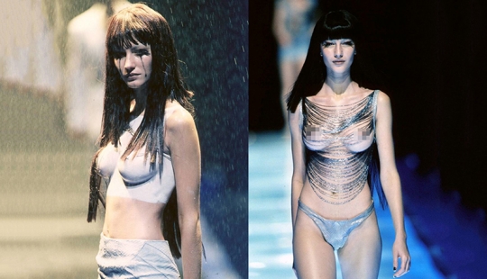 Top model Gisele Bundchen told how she cried 20 years ago when she was forced to walk down the runway naked