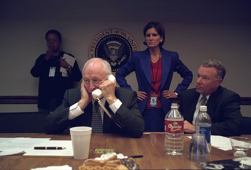 Top US officials during the September 11 terrorist attack