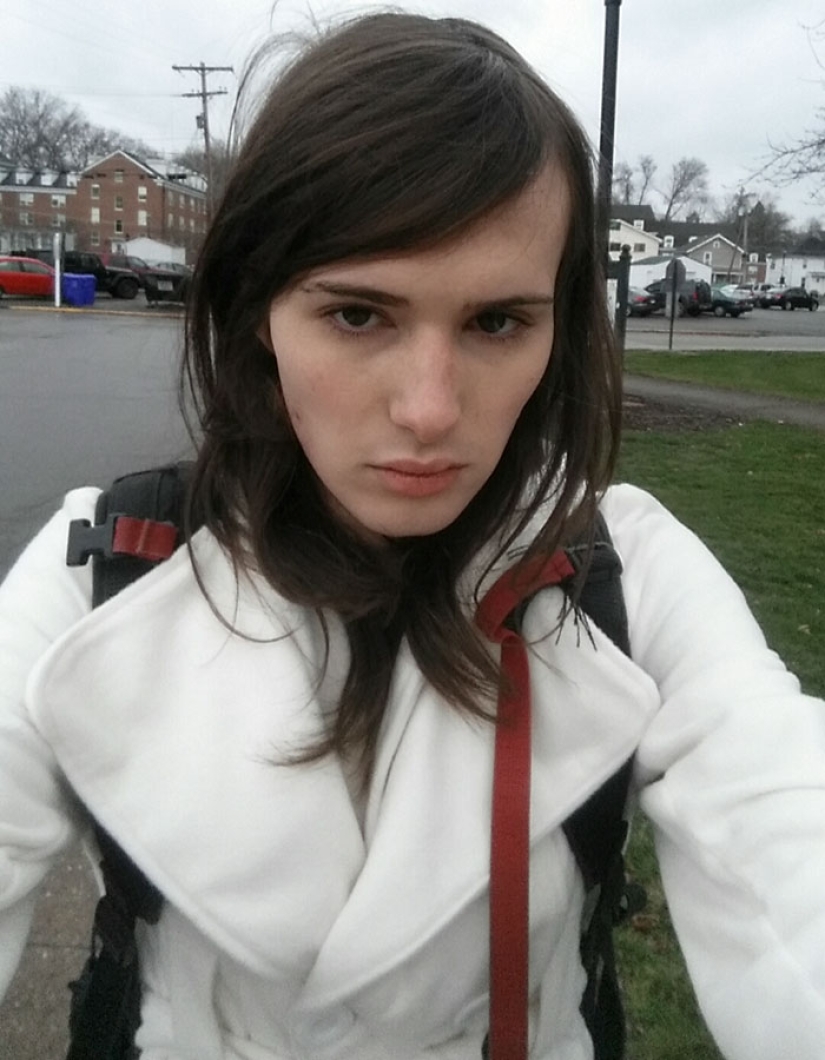 Transformation from man to woman: a gradual process that took 17 months