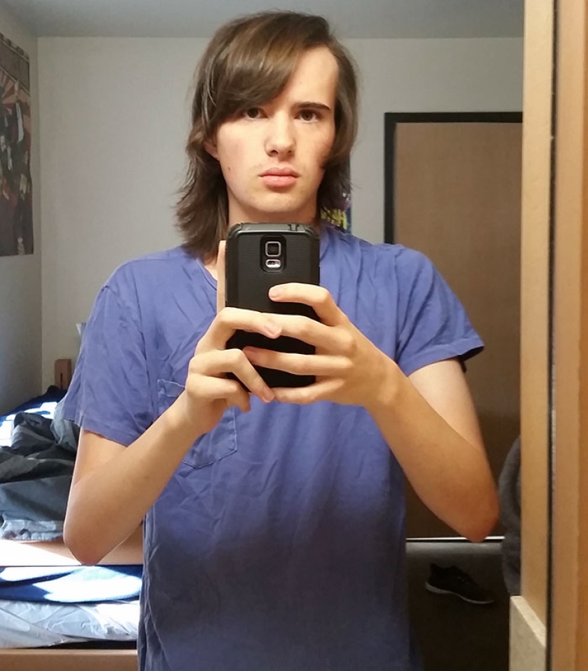 Transformation from man to woman: a gradual process that took 17 months