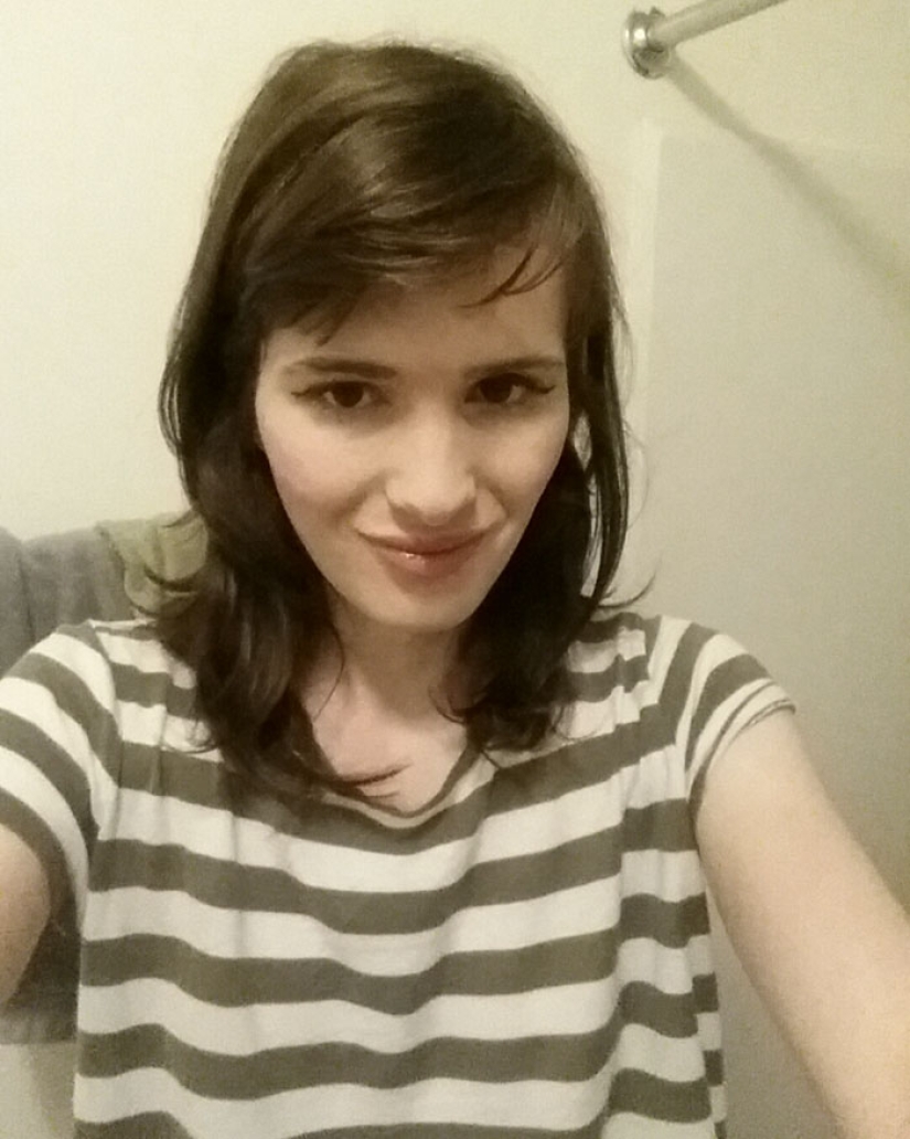 Transformation from man to woman: a gradual process that took 17 months