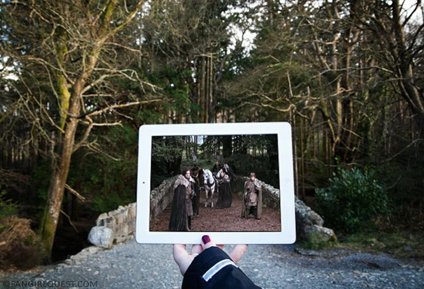 Travel to the filming locations of films and TV series