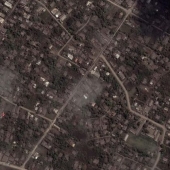 Tsunami-hit Tonga covered in ash