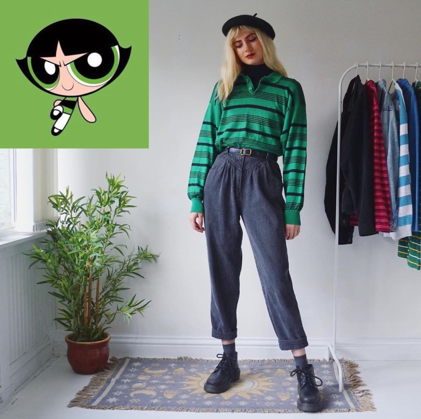 Twins from London dress up as modern versions of famous cartoon characters