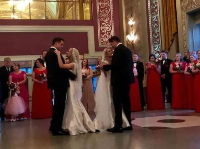 Two by two: twin couples who got married to each other admitted that they do not live as a Swedish family