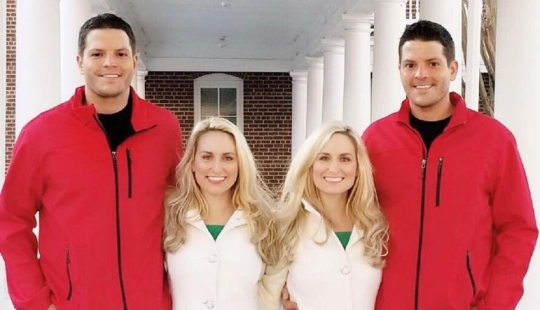 Two by two: twin couples who got married to each other admitted that they do not live as a Swedish family Two by two: twin couples who got married to each other admitted that they do not live as a Swedish family