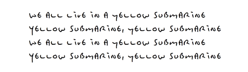 Type like teen spirit: Artists made computer fonts from the handwriting of Kurt Cobain, John Lennon and David Bowie