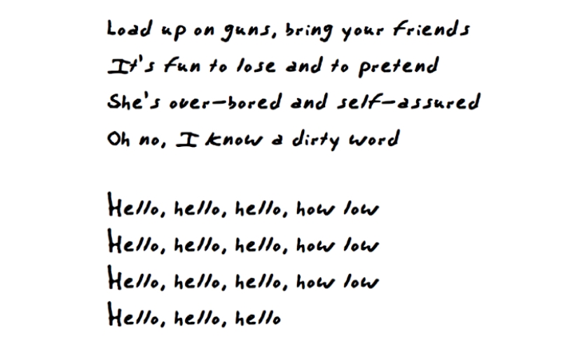 Type like teen spirit: Artists made computer fonts from the handwriting of Kurt Cobain, John Lennon and David Bowie