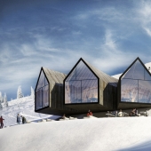 Un Agradable Almuerzo en la Vista Única de los Alpes Italianos