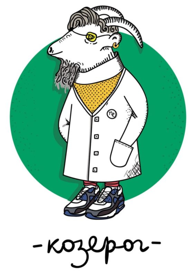 Un artista de San Petersburgo mostró cómo se ven los signos del zodíaco "en San Petersburgo"