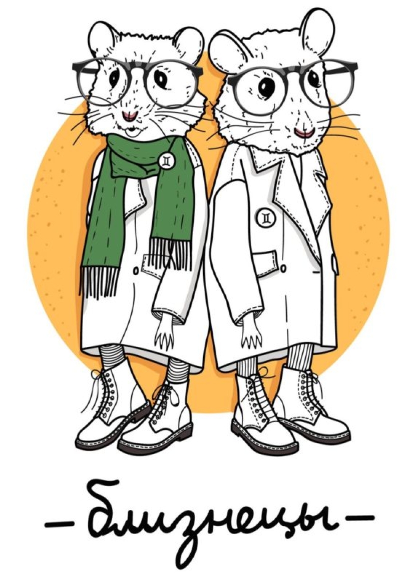 Un artista de San Petersburgo mostró cómo se ven los signos del zodíaco "en San Petersburgo"