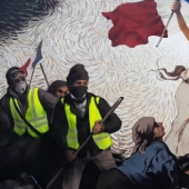 Un artista francés ha cifrado un enigma de mil dólares en la pared