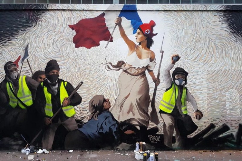 Un artista francés ha cifrado un enigma de mil dólares en la pared