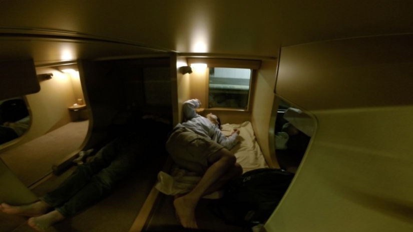 Un asiento reservado en el tren nocturno japonés Sunrise Izumo