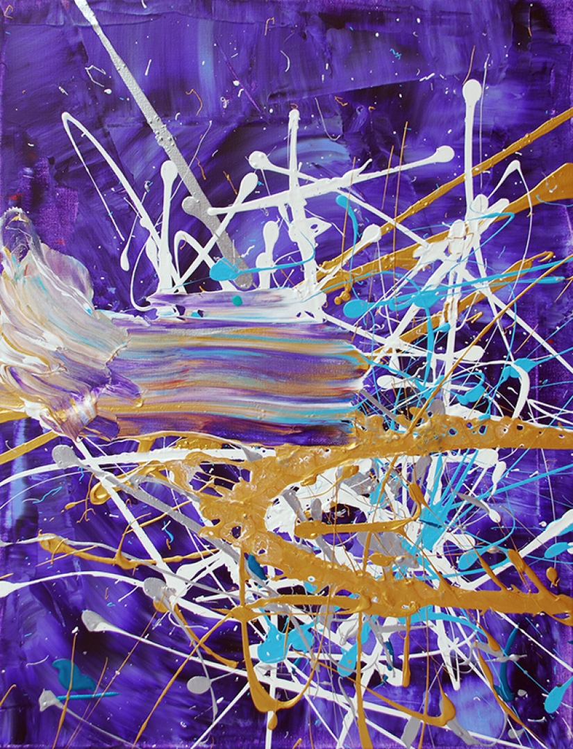 Un prodigio de la India de 4 años pinta cuadros que se venden por miles de dólares Un prodigio de la India de 4 años pinta cuadros que se venden por miles de dólares