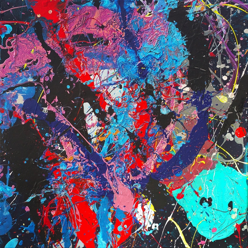 Un prodigio de la India de 4 años pinta cuadros que se venden por miles de dólares Un prodigio de la India de 4 años pinta cuadros que se venden por miles de dólares