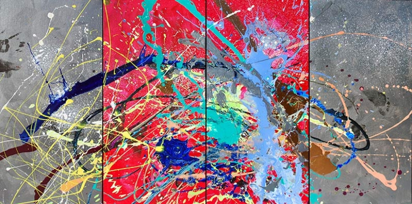 Un prodigio de la India de 4 años pinta cuadros que se venden por miles de dólares Un prodigio de la India de 4 años pinta cuadros que se venden por miles de dólares