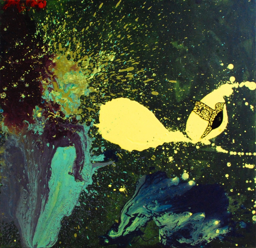 Un prodigio de la India de 4 años pinta cuadros que se venden por miles de dólares Un prodigio de la India de 4 años pinta cuadros que se venden por miles de dólares