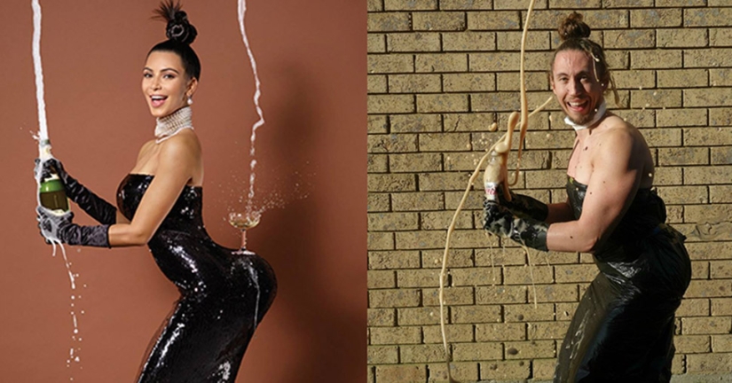 Un terapeuta de Sydney parodia fotos famosas de estrellas por el bien de los pacientes con cáncer