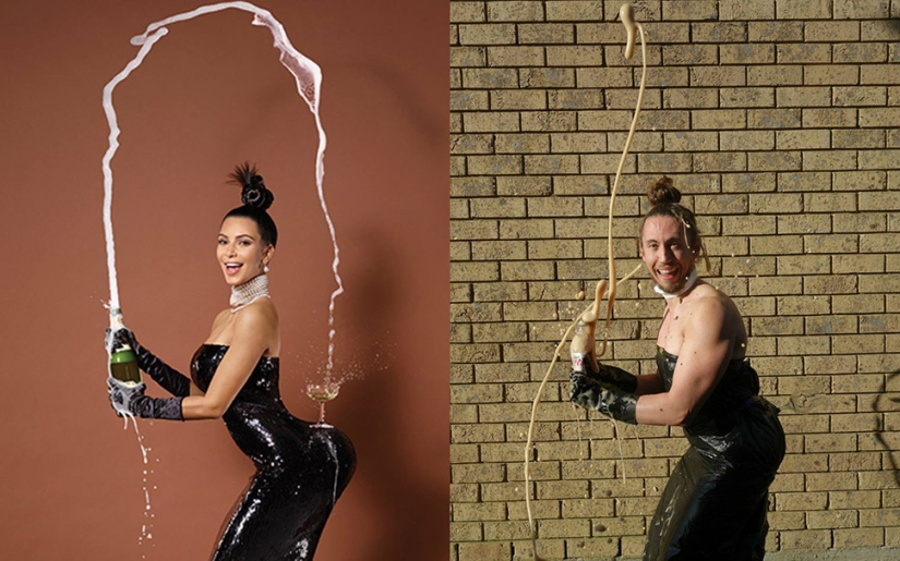 Un terapeuta de Sydney parodia fotos famosas de estrellas por el bien de los pacientes con cáncer